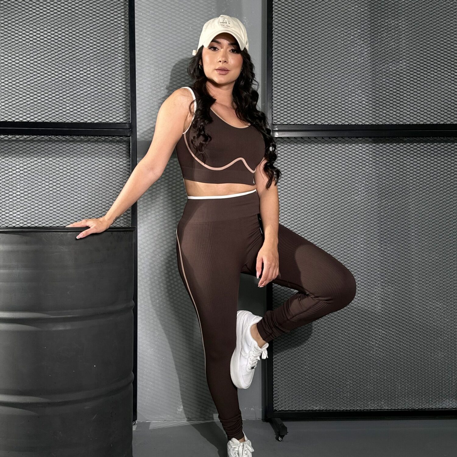 Contour Active Leggings – Chocolate