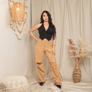 Camel Cargo Pants